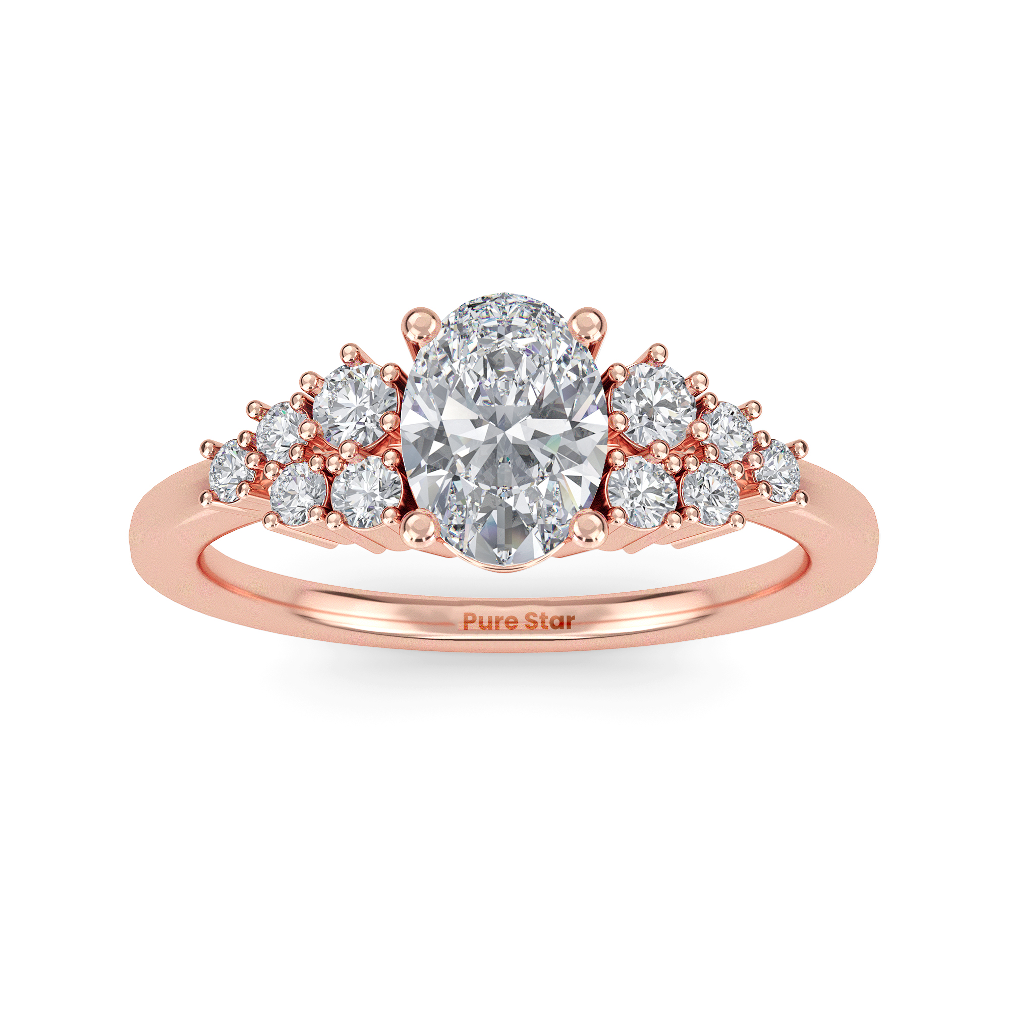 oval cut engagement rings