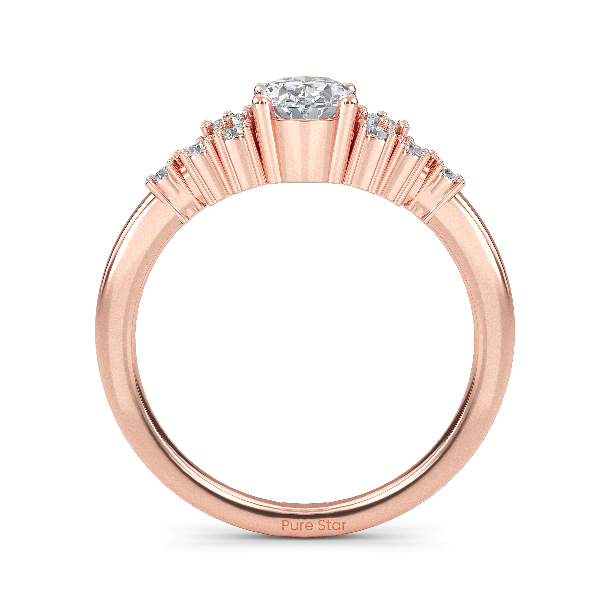 oval cut engagement rings