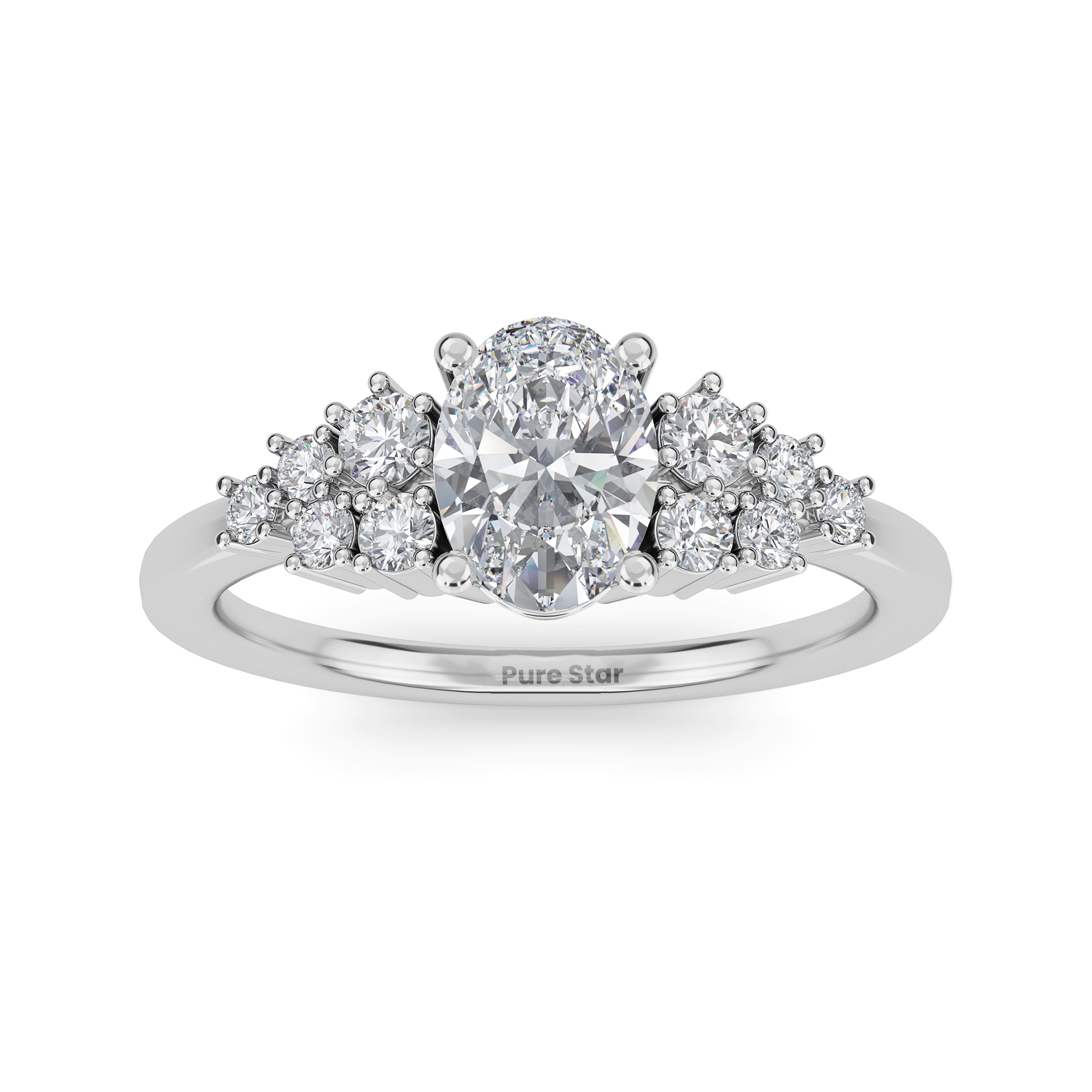 oval cut engagement rings