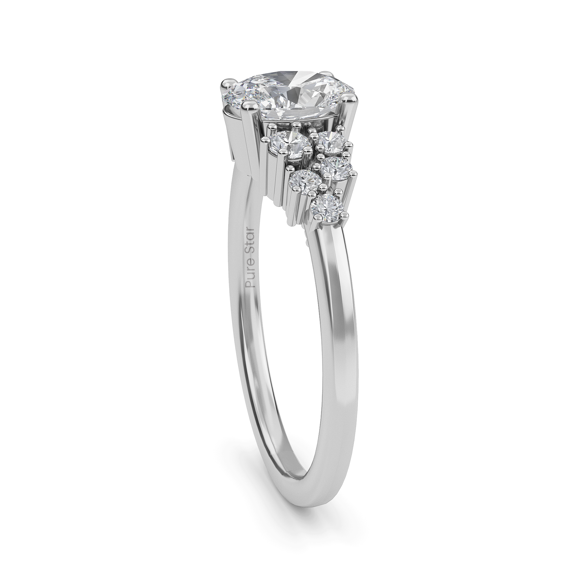 oval cut engagement rings