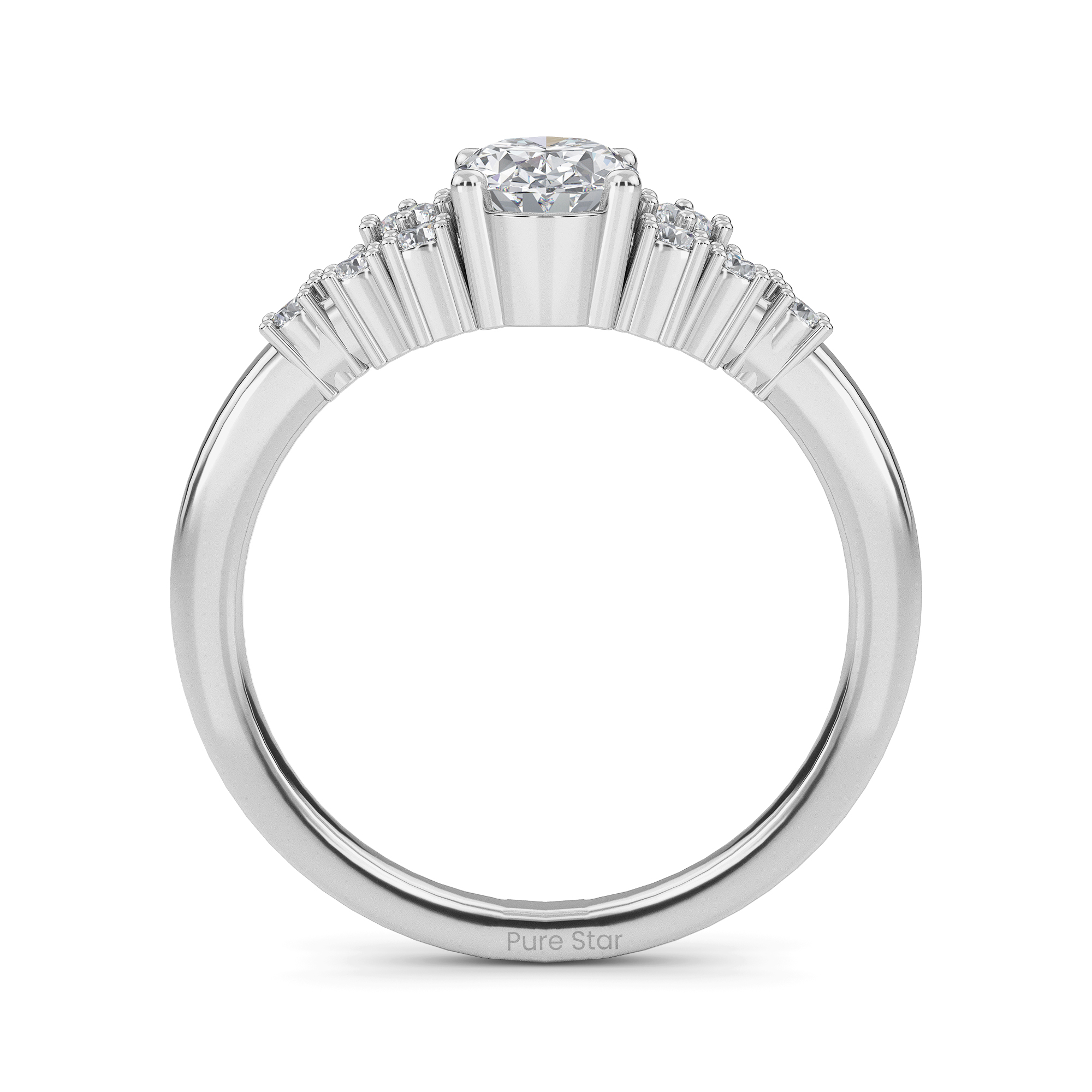 oval cut engagement rings